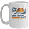 Gulf Of Mexico Est 1550 Retro Vintage Beach Mexican Mug | teecentury