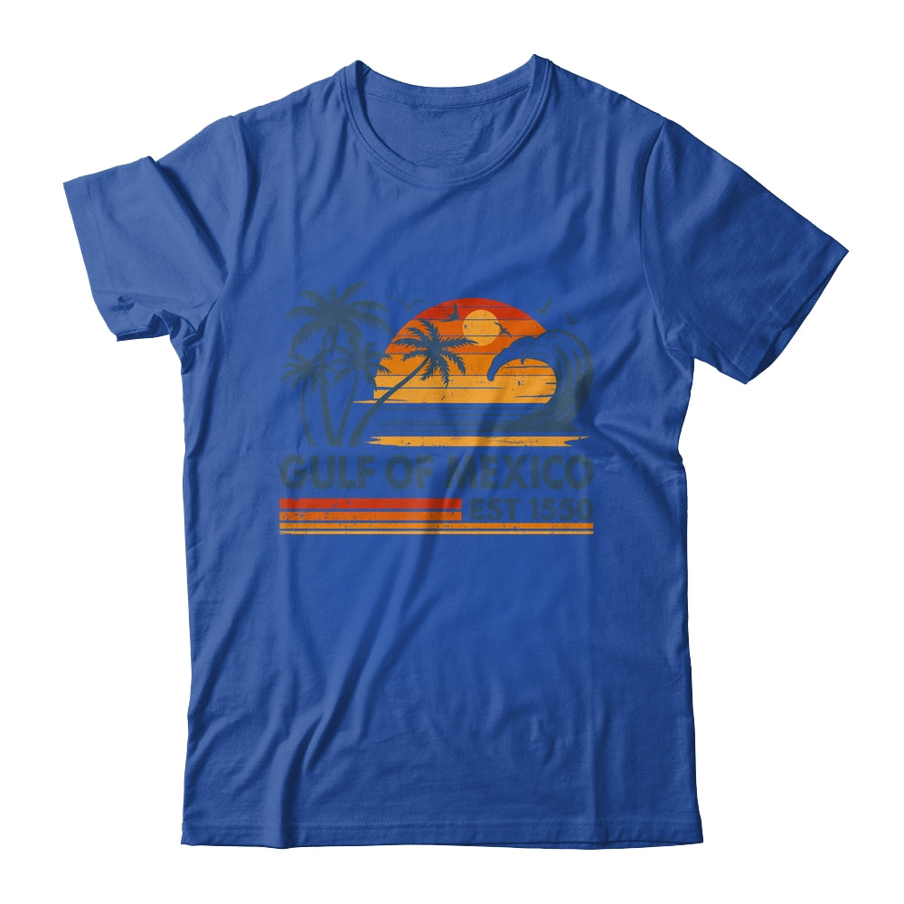 Gulf Of Mexico Est 1550 Retro Vintage Beach Mexican Shirt & Tank Top | teecentury