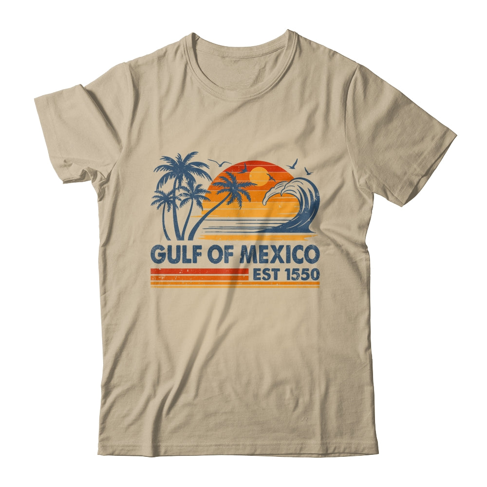 Gulf Of Mexico Est 1550 Retro Vintage Beach Mexican Shirt & Tank Top | teecentury