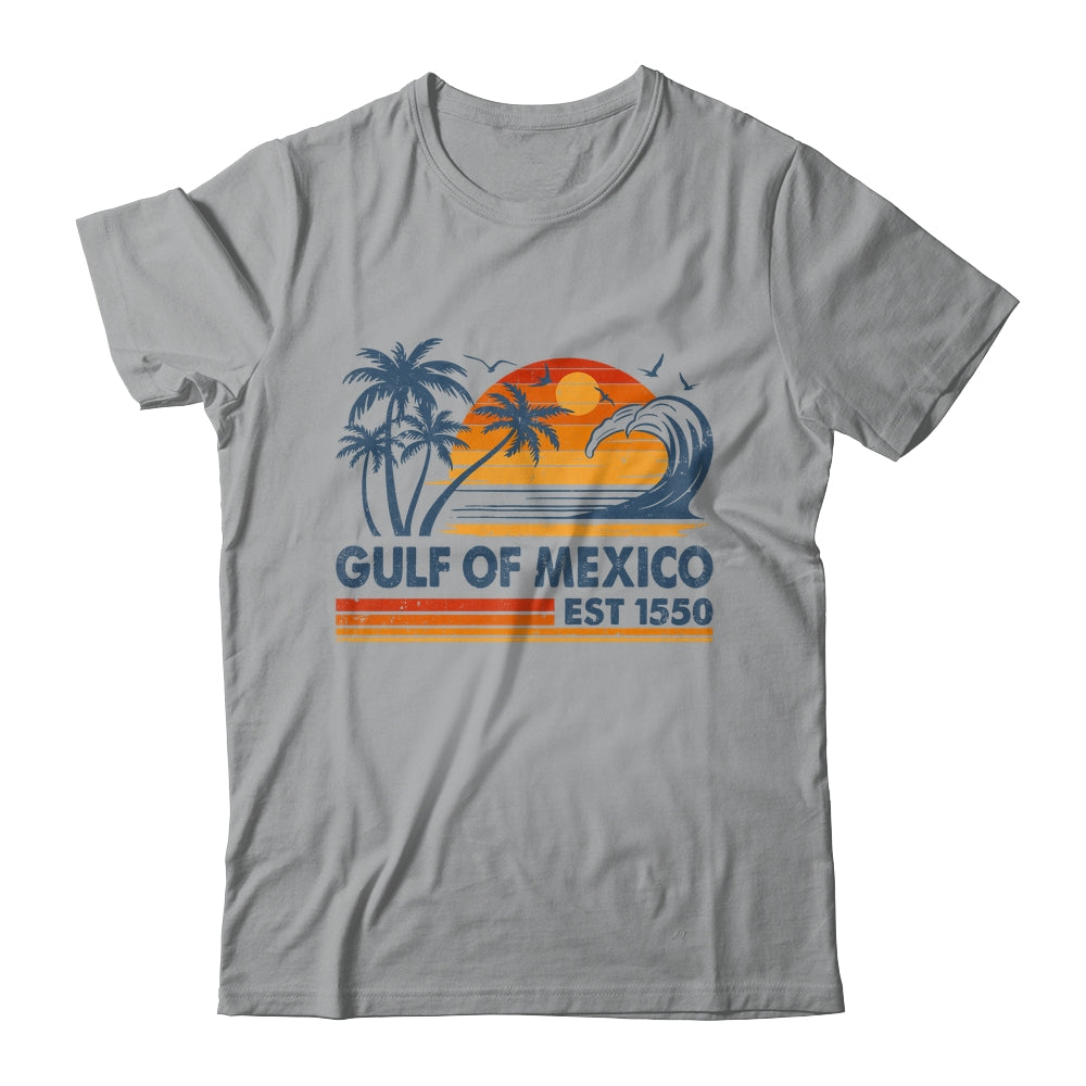 Gulf Of Mexico Est 1550 Retro Vintage Beach Mexican Shirt & Tank Top | teecentury