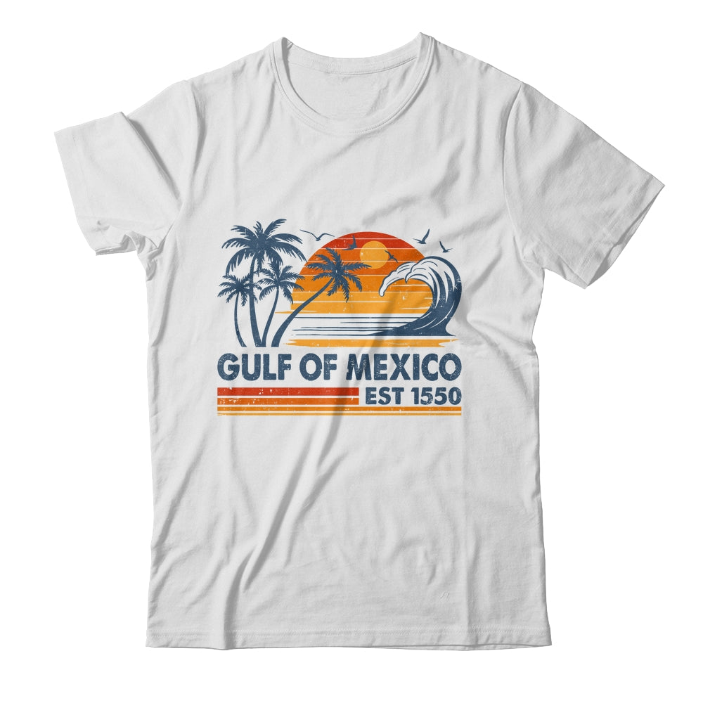 Gulf Of Mexico Est 1550 Retro Vintage Beach Mexican Shirt & Tank Top | teecentury