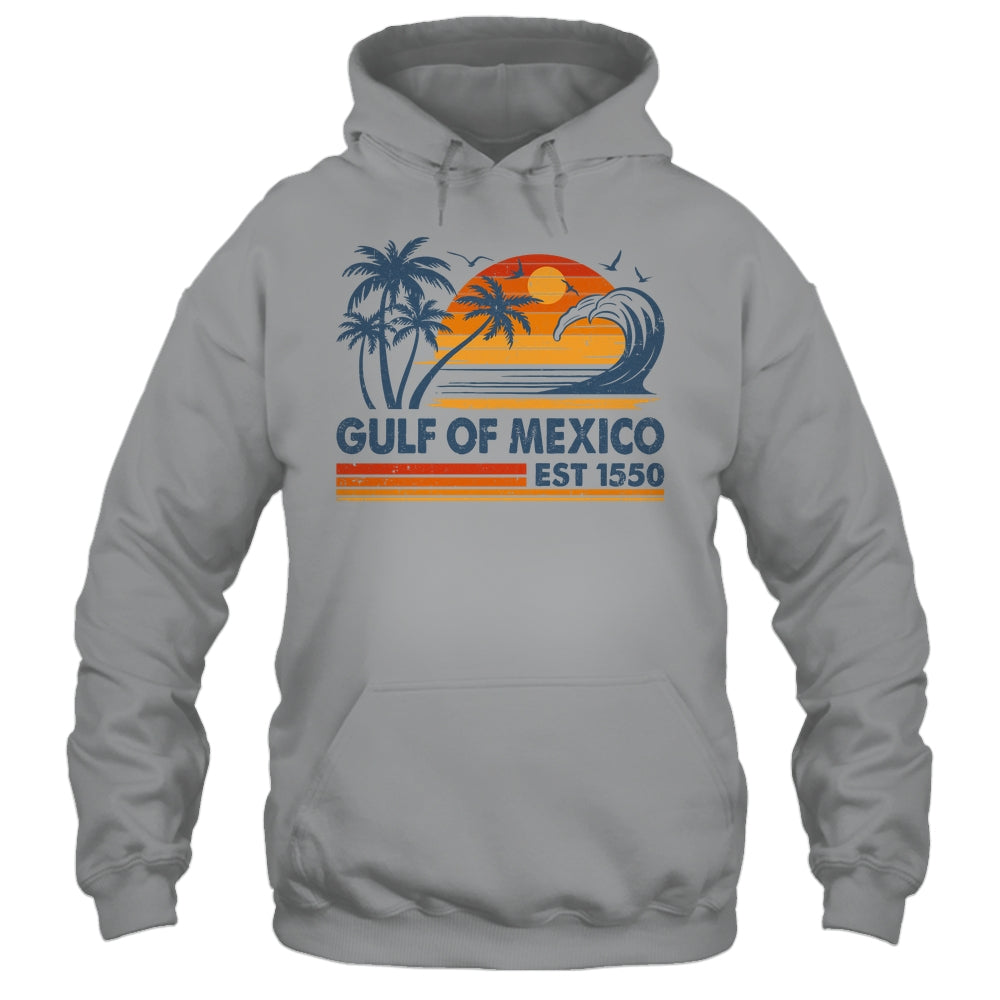 Gulf Of Mexico Est 1550 Retro Vintage Beach Mexican Shirt & Tank Top | teecentury