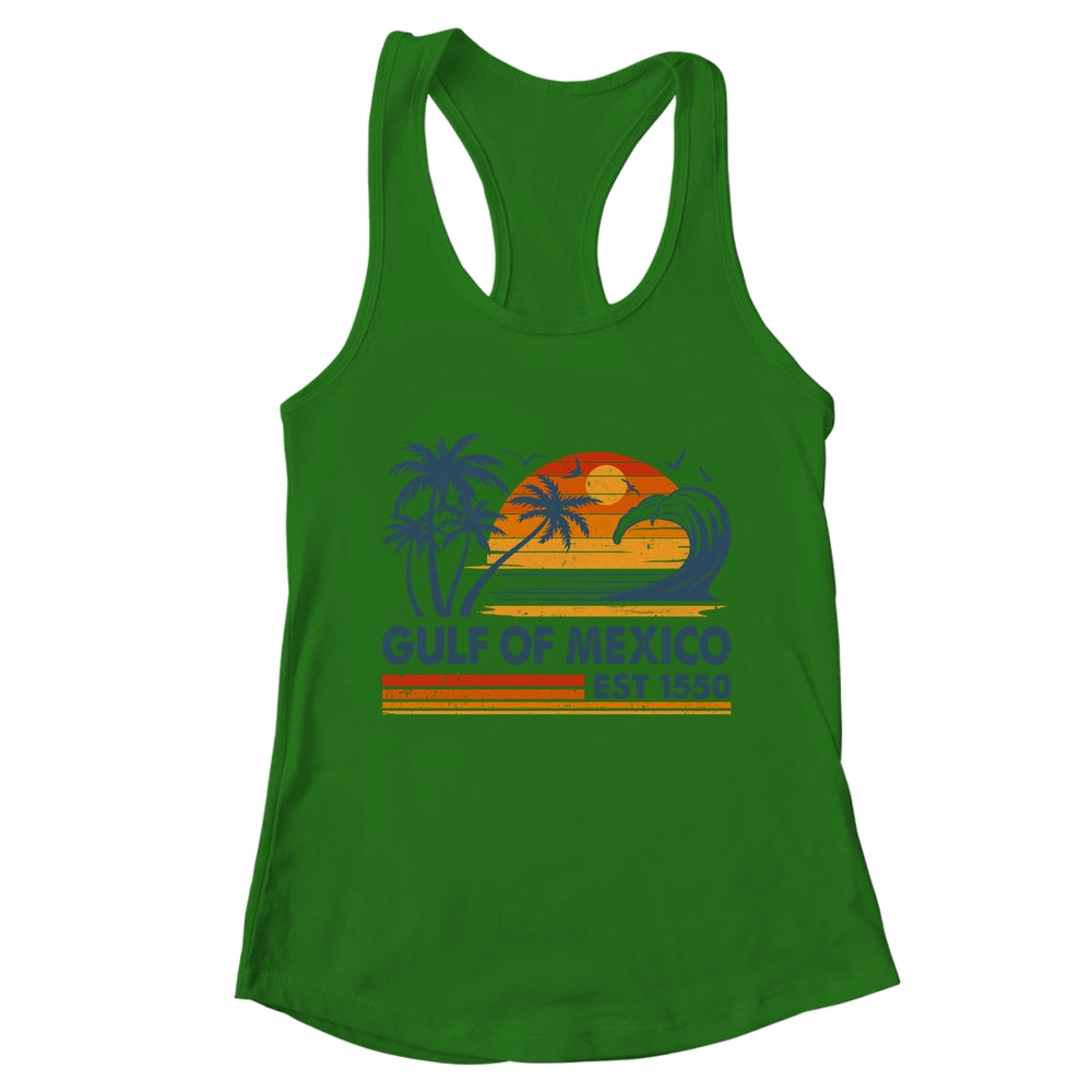 Gulf Of Mexico Est 1550 Retro Vintage Beach Mexican Shirt & Tank Top | teecentury