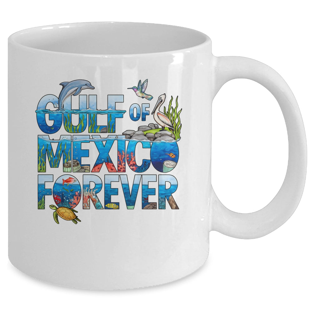 Gulf Of Mexico Forever Sea Ocean Wildlife Conservation Mug | teecentury