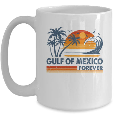 Gulf Of Mexico Forever Vintage Palms Summer Holiday Vacation Mug | teecentury