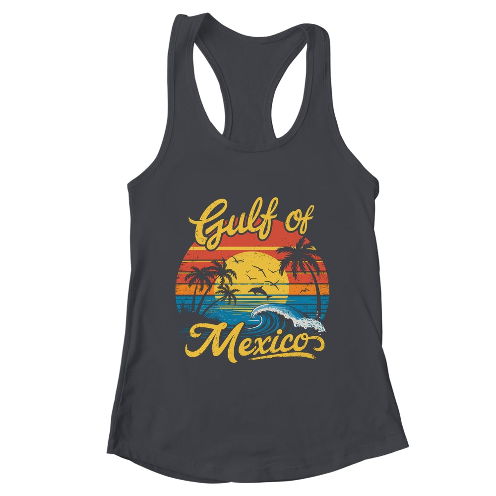 Gulf Of Mexico Vintage Beach Palms Summer Vacation Shirt & Tank Top | teecentury