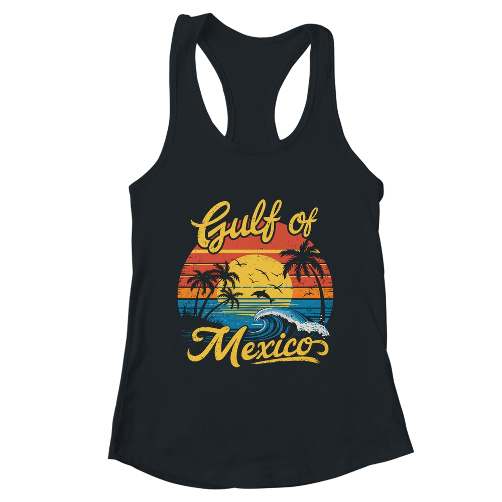 Gulf Of Mexico Vintage Beach Palms Summer Vacation Shirt & Tank Top | teecentury