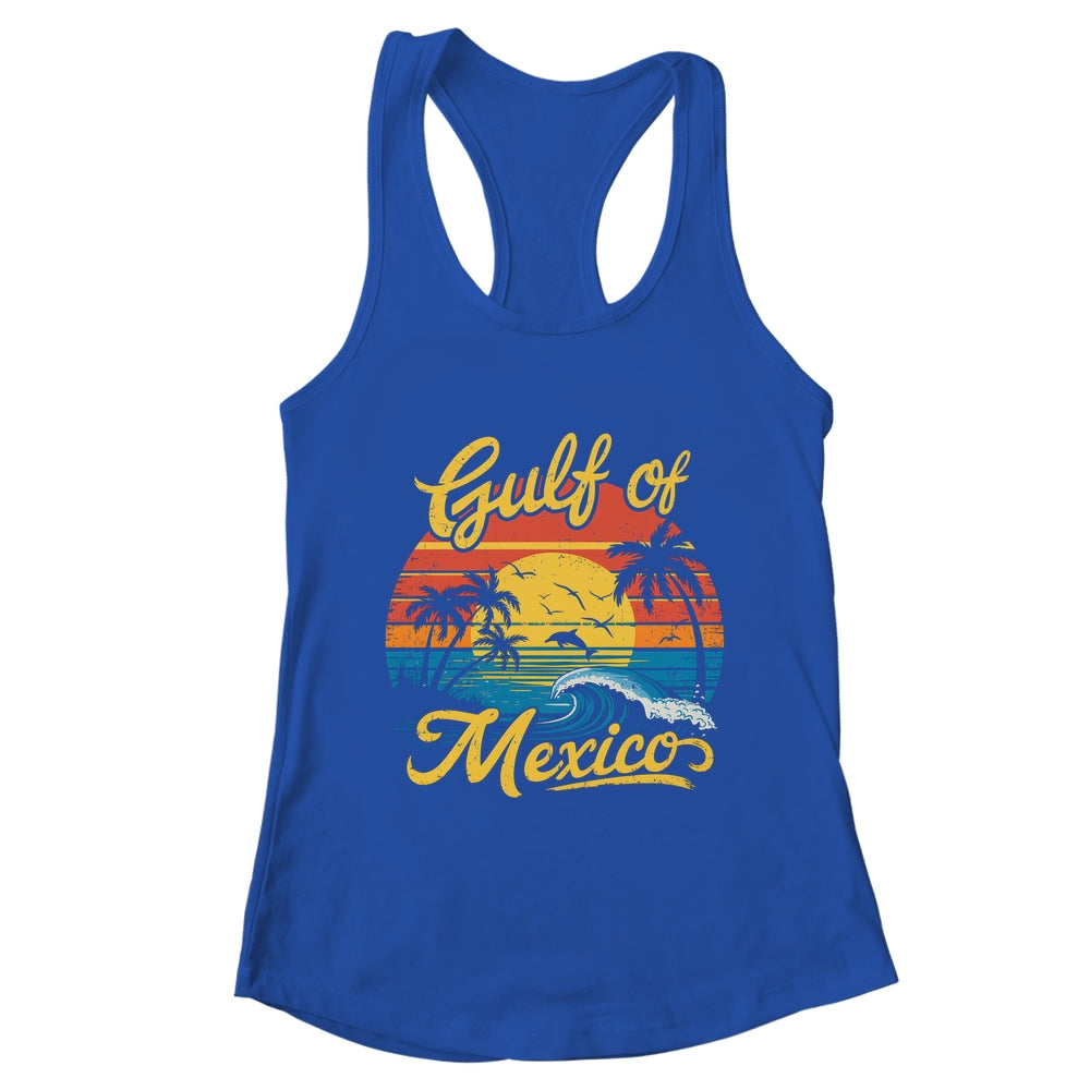 Gulf Of Mexico Vintage Beach Palms Summer Vacation Shirt & Tank Top | teecentury