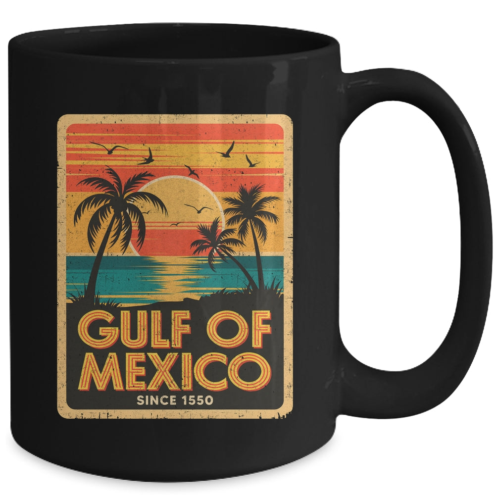 Gulf Of Mexico Women Men Vintage Since 1550 Mexican Mug | teecentury