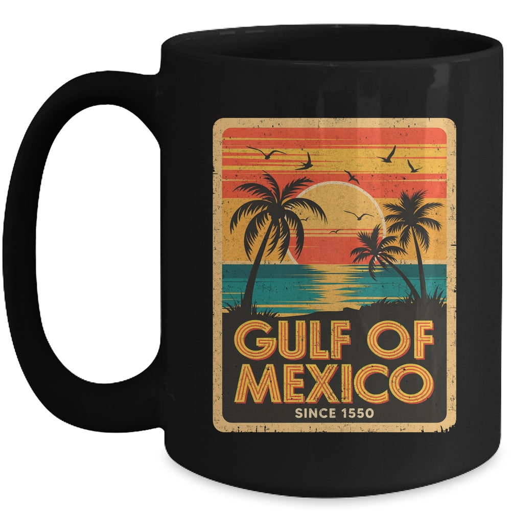 Gulf Of Mexico Women Men Vintage Since 1550 Mexican Mug | teecentury