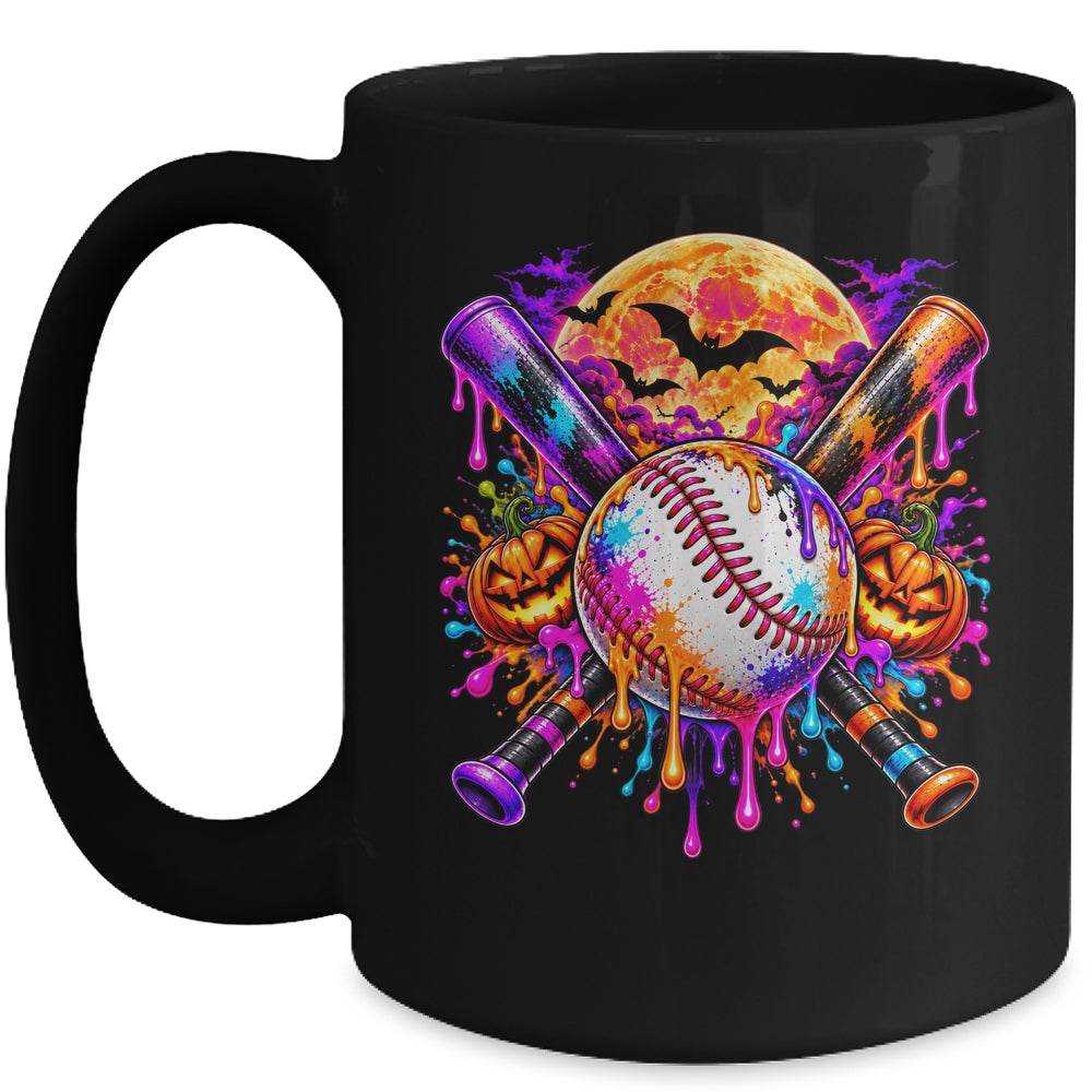 Halloween Baseball Boys Ice Cream Drip Baseball Kids Boys Mug | teecentury