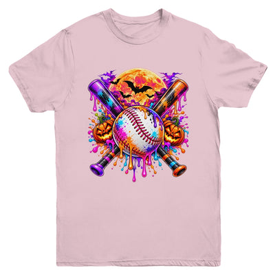 Halloween Baseball Boys Ice Cream Drip Baseball Kids Boys Youth Shirt | teecentury