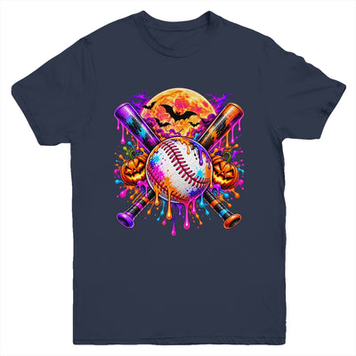 Halloween Baseball Boys Ice Cream Drip Baseball Kids Boys Youth Shirt | teecentury
