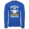 Halloween Boo Official Bee Inspector Funny Costume Men Women Shirt & Hoodie | teecentury