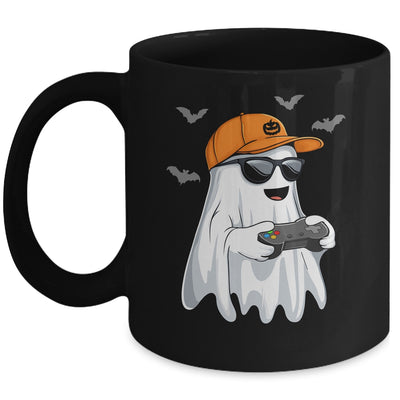 Halloween Boys Kids Ghost Gamer Scary Costume Gaming Men Mug | teecentury
