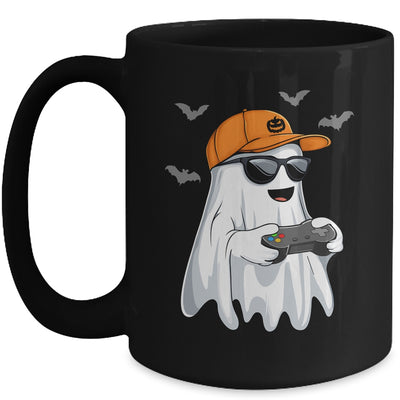Halloween Boys Kids Ghost Gamer Scary Costume Gaming Men Mug | teecentury