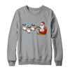 Halloween Christmas Santa's Reindeer Ghost Happy Ghost Funny Shirt & Sweatshirt | teecentury