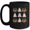 Halloween Coquette Bow Pumpkin Ghost Spooky Boo Women Girl Mug | teecentury