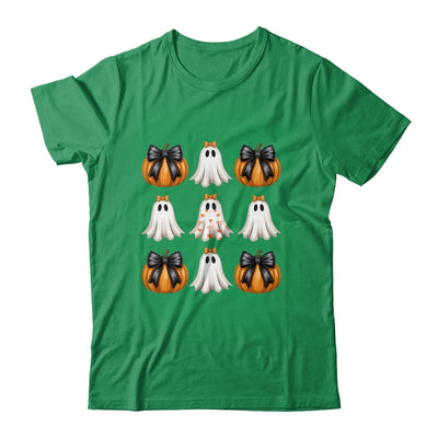 Halloween Coquette Bow Pumpkin Ghost Spooky Boo Women Girl Shirt & Sweatshirt | teecentury