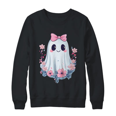 Halloween Coquette Bows Ghost Costume Floral Girls Women Shirt & Sweatshirt | teecentury