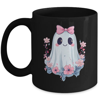 Halloween Coquette Bows Ghost Costume Floral Girls Women Mug | teecentury
