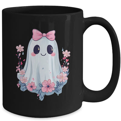 Halloween Coquette Bows Ghost Costume Floral Girls Women Mug | teecentury