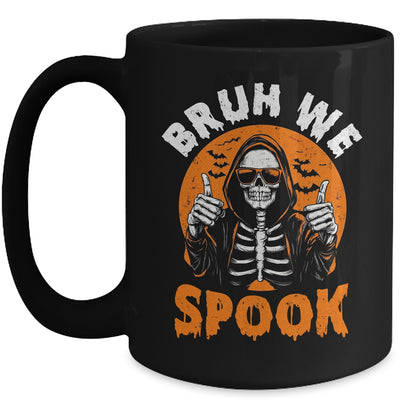 Halloween Costume Boys Girls Skeleton Bruh Halloween Funny Mug | teecentury