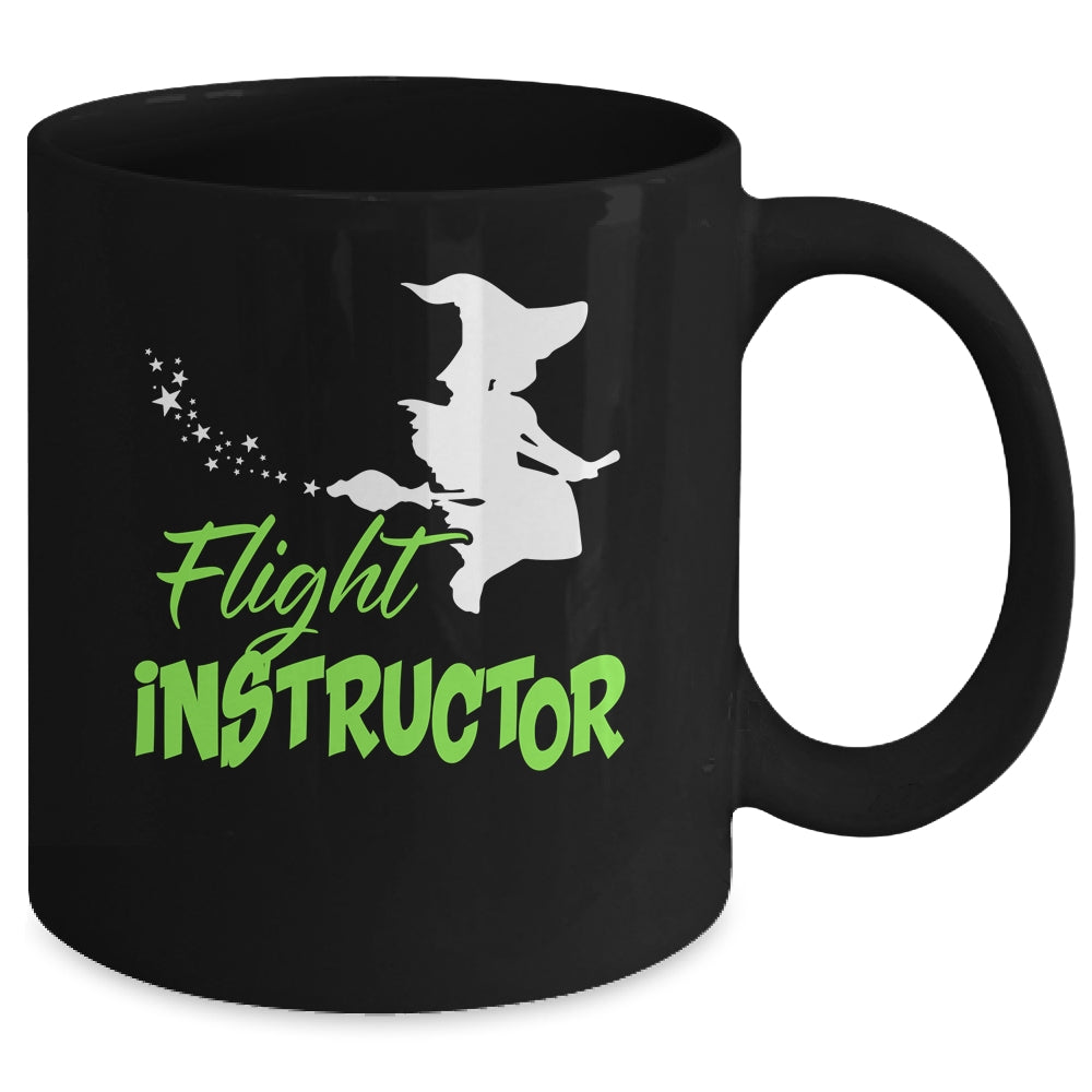 Halloween Costume Witch Women Girls Horror Flight Instructor Mug | teecentury