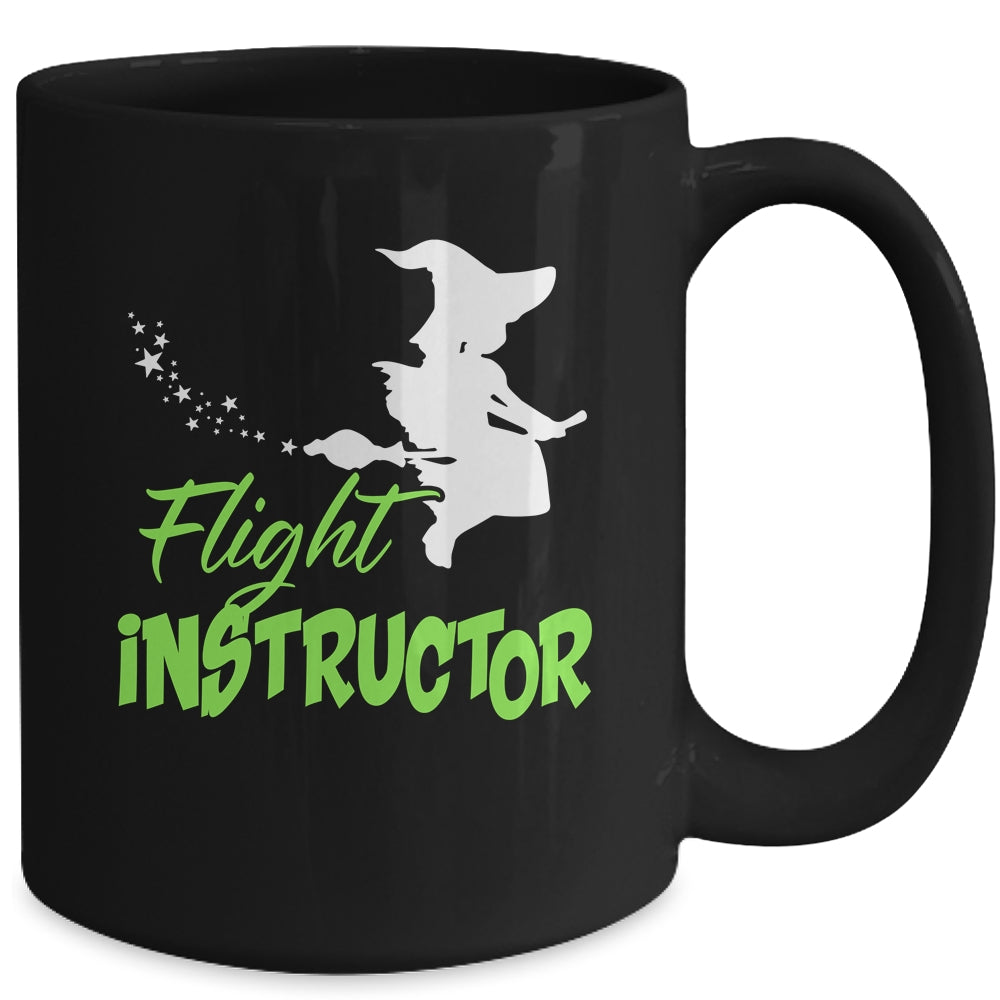 Halloween Costume Witch Women Girls Horror Flight Instructor Mug | teecentury