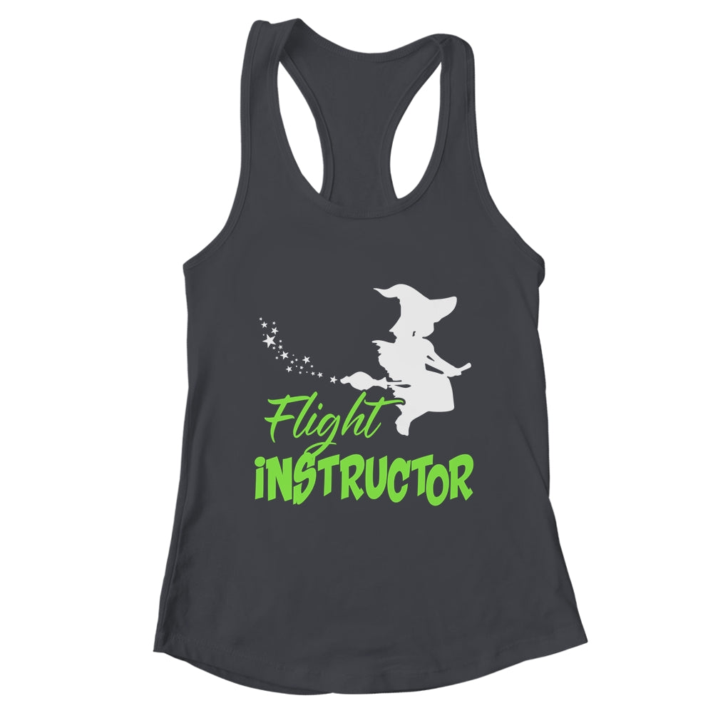 Halloween Costume Witch Women Girls Horror Flight Instructor Shirt & Tank Top | teecentury