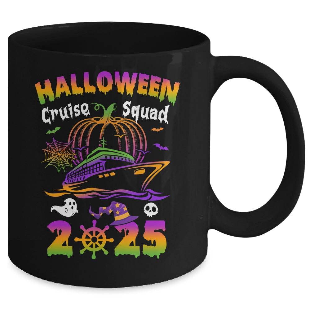 Halloween Cruise Squad 2025 Pumpkin Spooky Season Family Mug | teecentury