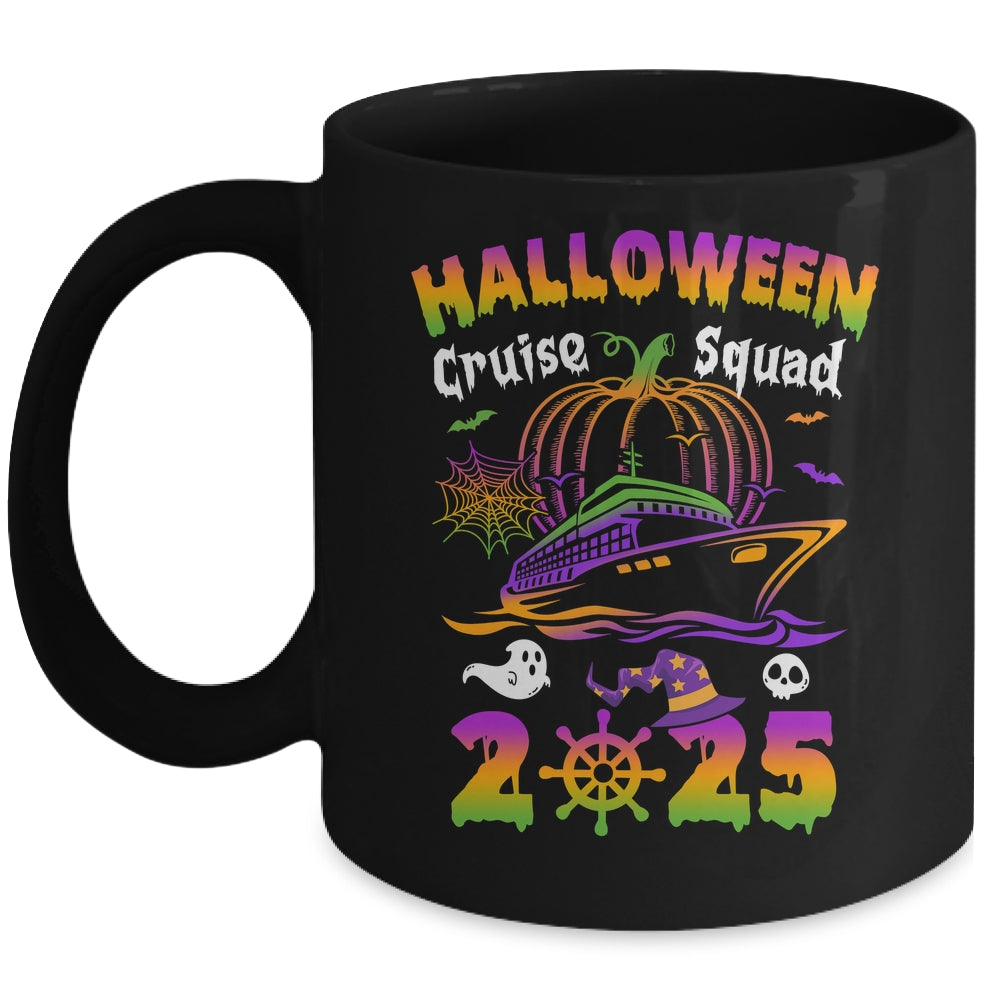 Halloween Cruise Squad 2025 Pumpkin Spooky Season Family Mug | teecentury