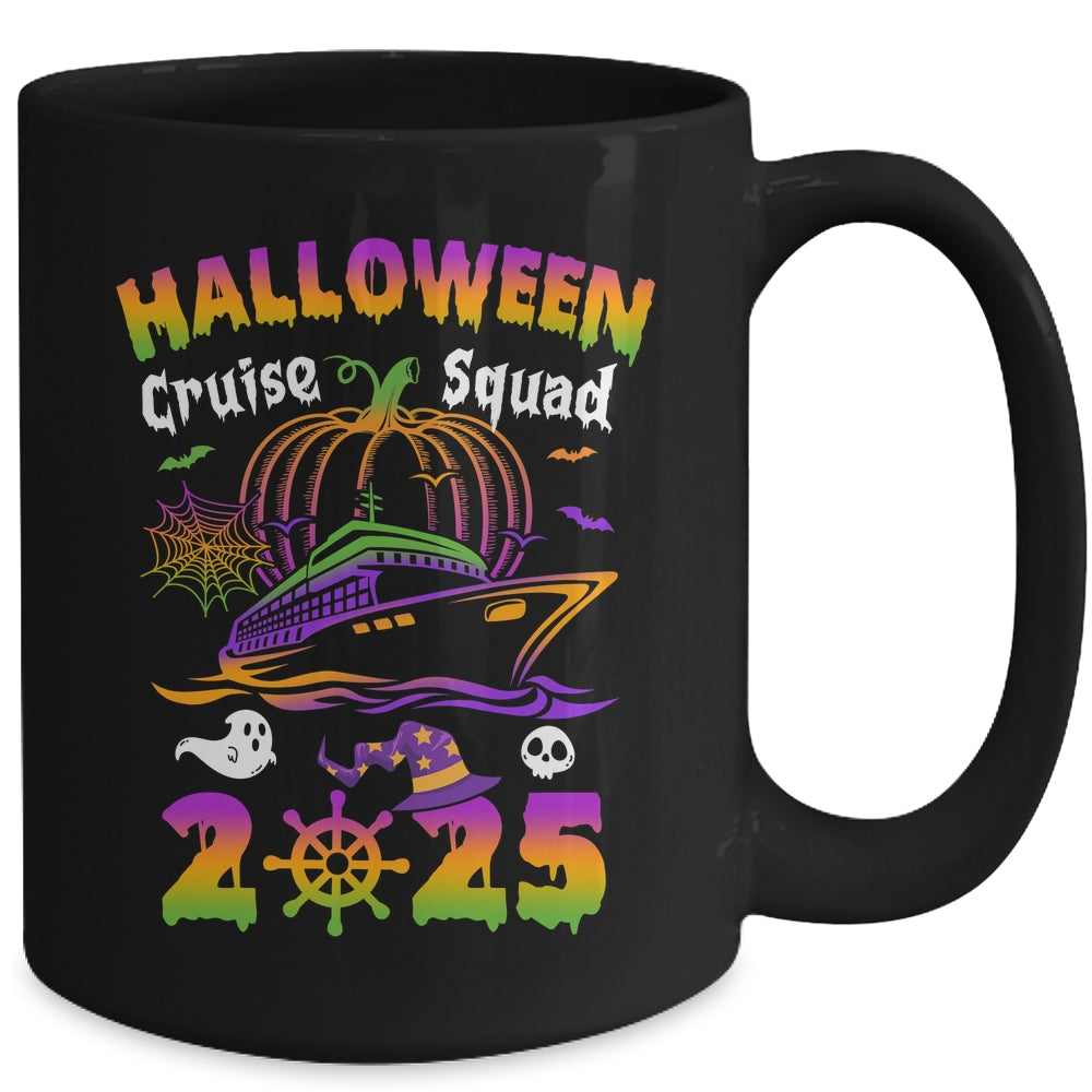 Halloween Cruise Squad 2025 Pumpkin Spooky Season Family Mug | teecentury