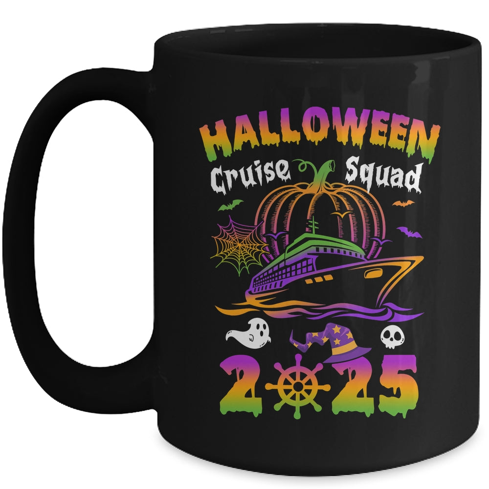 Halloween Cruise Squad 2025 Pumpkin Spooky Season Family Mug | teecentury