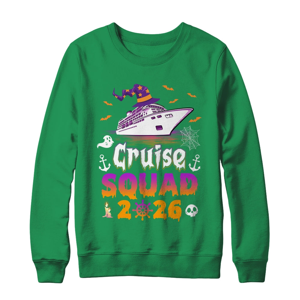 Halloween Cruise Squad 2026 Matching Family Cruising Crew Shirt & Sweatshirt | teecentury