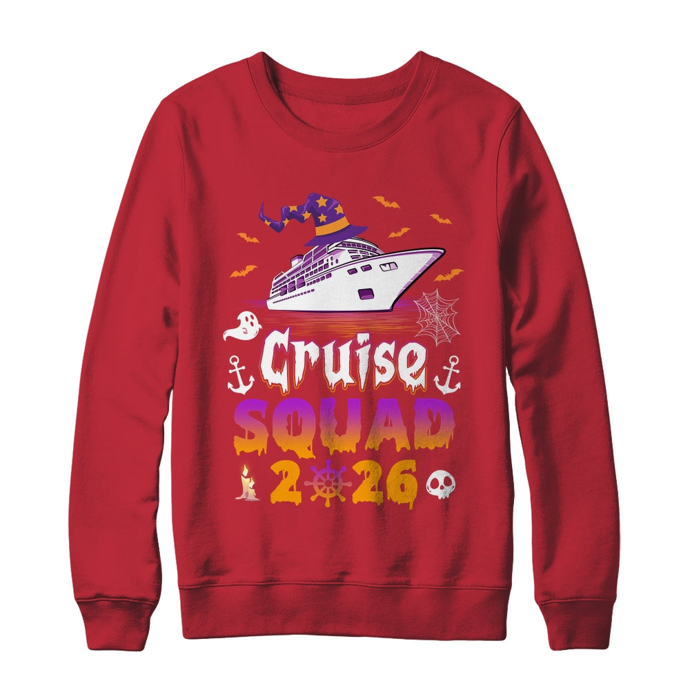 Halloween Cruise Squad 2026 Matching Family Cruising Crew Shirt & Sweatshirt | teecentury