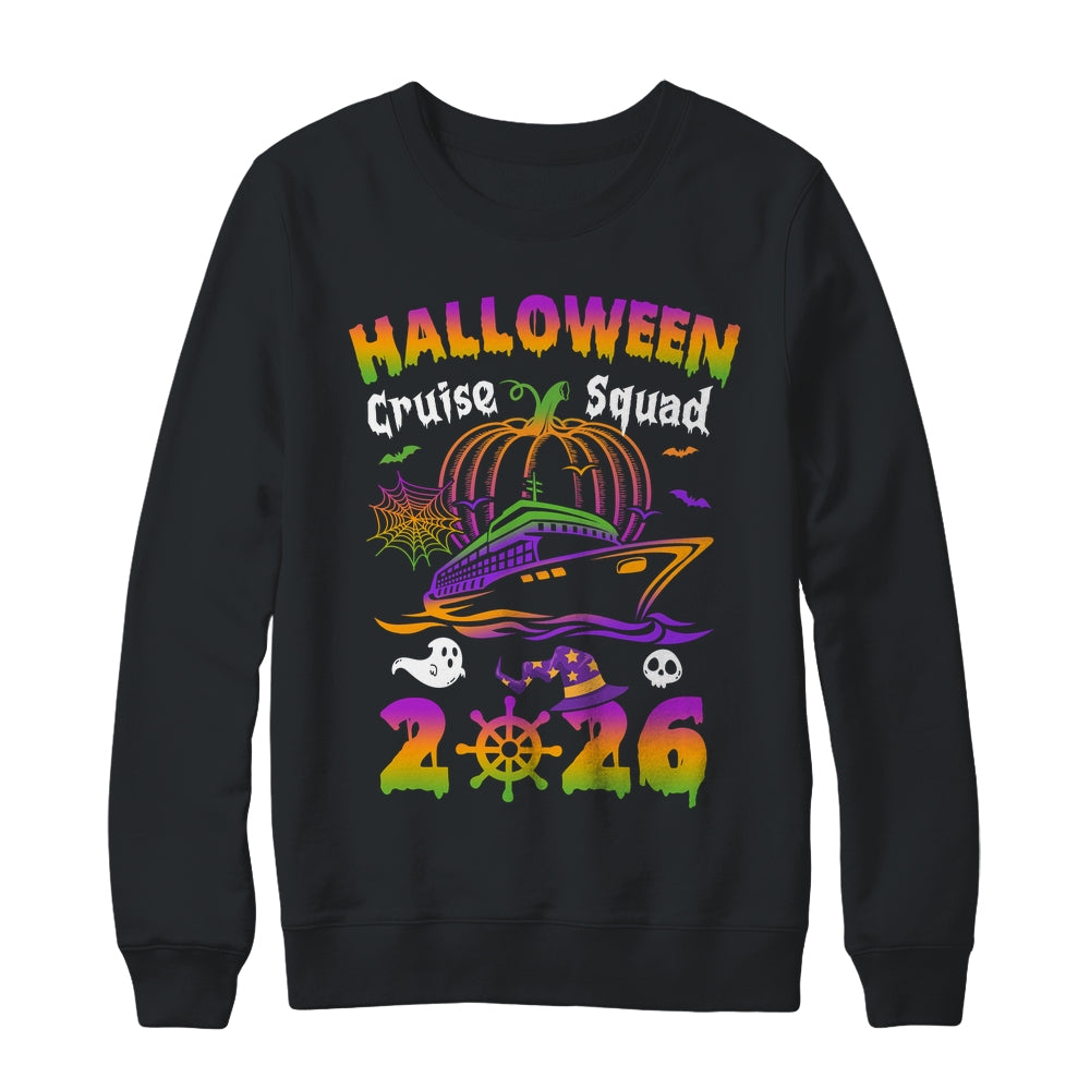 Halloween Cruise Squad 2026 Pumpkin Spooky Season Family Shirt & Sweatshirt | teecentury