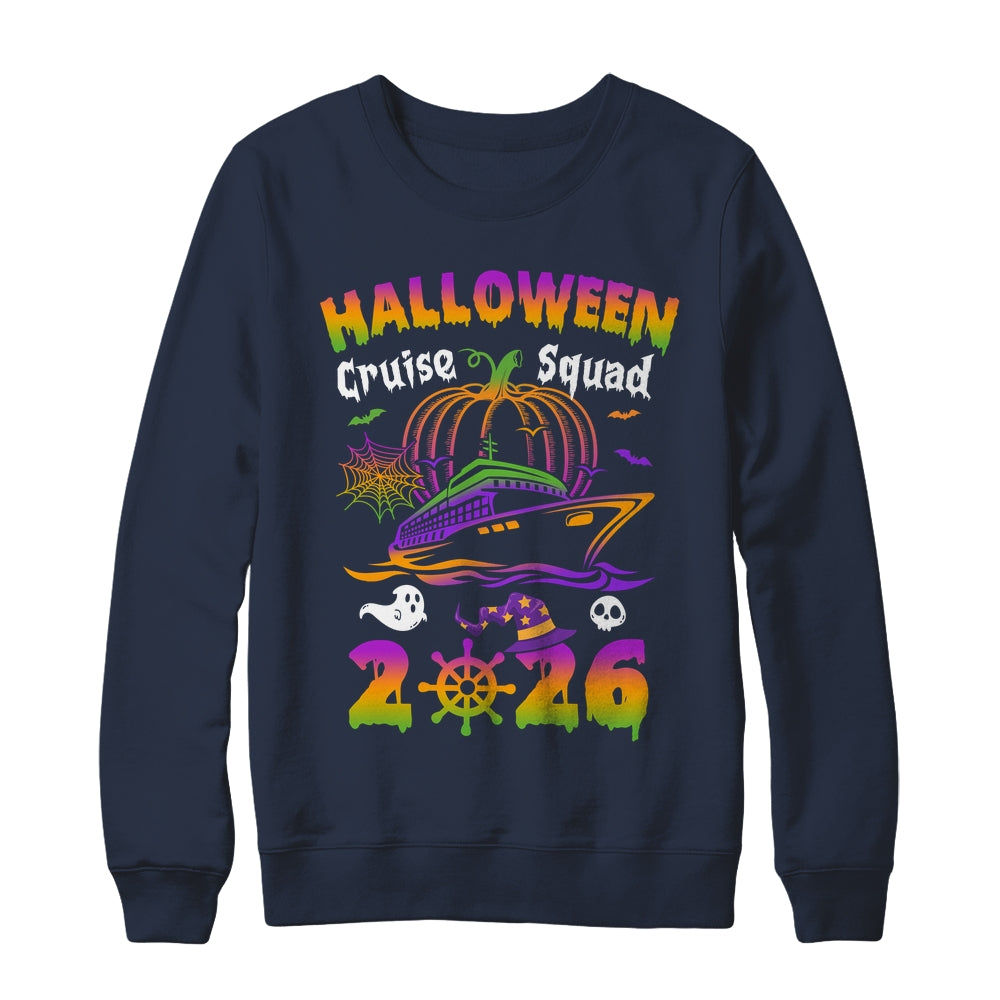 Halloween Cruise Squad 2026 Pumpkin Spooky Season Family Shirt & Sweatshirt | teecentury