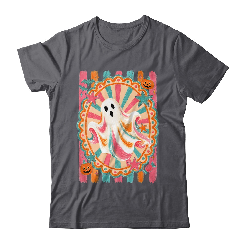 Halloween Ghost Rustic Vintage Stripes Fall Autumn Graphic Shirt & Sweatshirt | teecentury