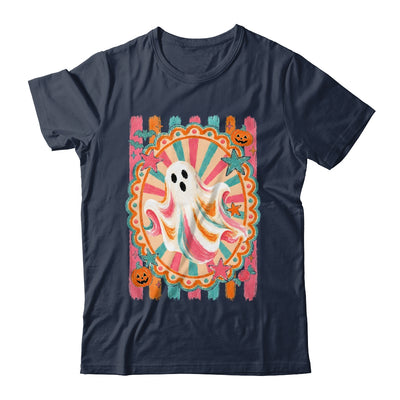 Halloween Ghost Rustic Vintage Stripes Fall Autumn Graphic Shirt & Sweatshirt | teecentury