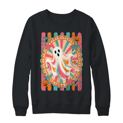 Halloween Ghost Rustic Vintage Stripes Fall Autumn Graphic Shirt & Sweatshirt | teecentury