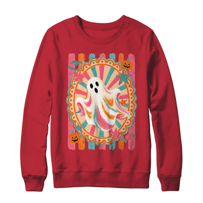 Halloween Ghost Rustic Vintage Stripes Fall Autumn Graphic Shirt & Sweatshirt | teecentury