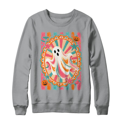Halloween Ghost Rustic Vintage Stripes Fall Autumn Graphic Shirt & Sweatshirt | teecentury