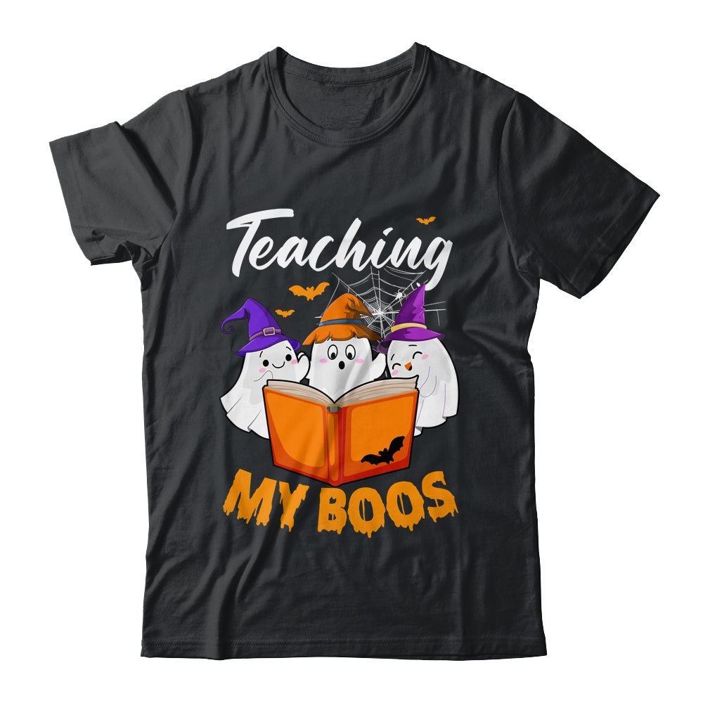 Halloween Ghost Teachers Teaching My Boos Costume Women Men Shirt & Hoodie | teecentury