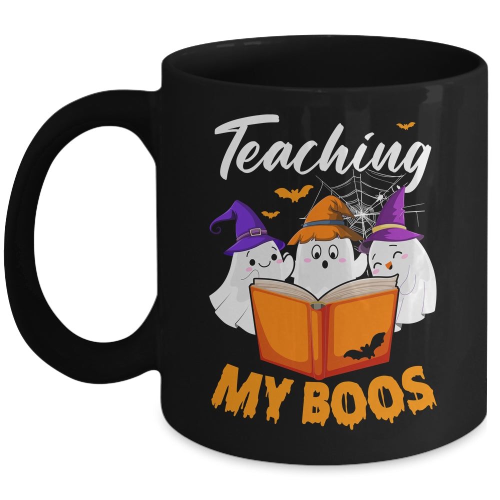 Halloween Ghost Teachers Teaching My Boos Costume Women Men Mug | teecentury