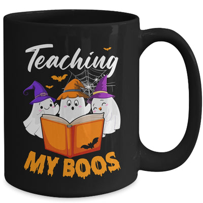 Halloween Ghost Teachers Teaching My Boos Costume Women Men Mug | teecentury