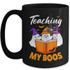 Halloween Ghost Teachers Teaching My Boos Costume Women Men Mug | teecentury