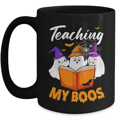 Halloween Ghost Teachers Teaching My Boos Costume Women Men Mug | teecentury