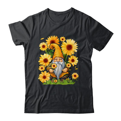 Halloween Gnomes Sunflower Autumn Pumpkin Fall Knomes Shirt & Tank Top | teecentury