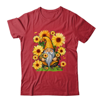Halloween Gnomes Sunflower Autumn Pumpkin Fall Knomes Shirt & Tank Top | teecentury